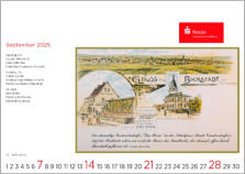 Bierstadt-Kalender 2025 I Buch VorOrt I Wiesbaden-Bierstadt